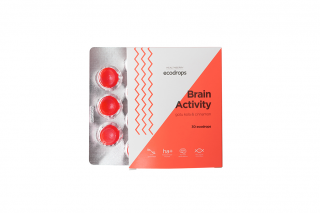 Карамель леденцовая Healthberry Ecodrops Brain Activity, 30 шт